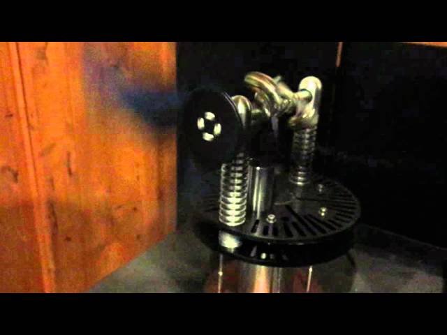 Warpfive stirling engine stove fan review - YouTube