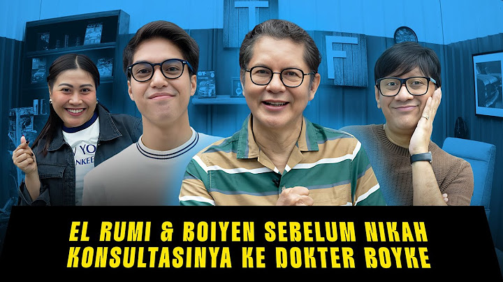 EL RUMI KONSULTASI PERNIKAHAN KE DOKTER BOYKE.. BENTAR LAGI NIKAH NIH