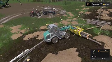 Farming Simulator 17 Timelapse #1 | Logging on Emerald valley |