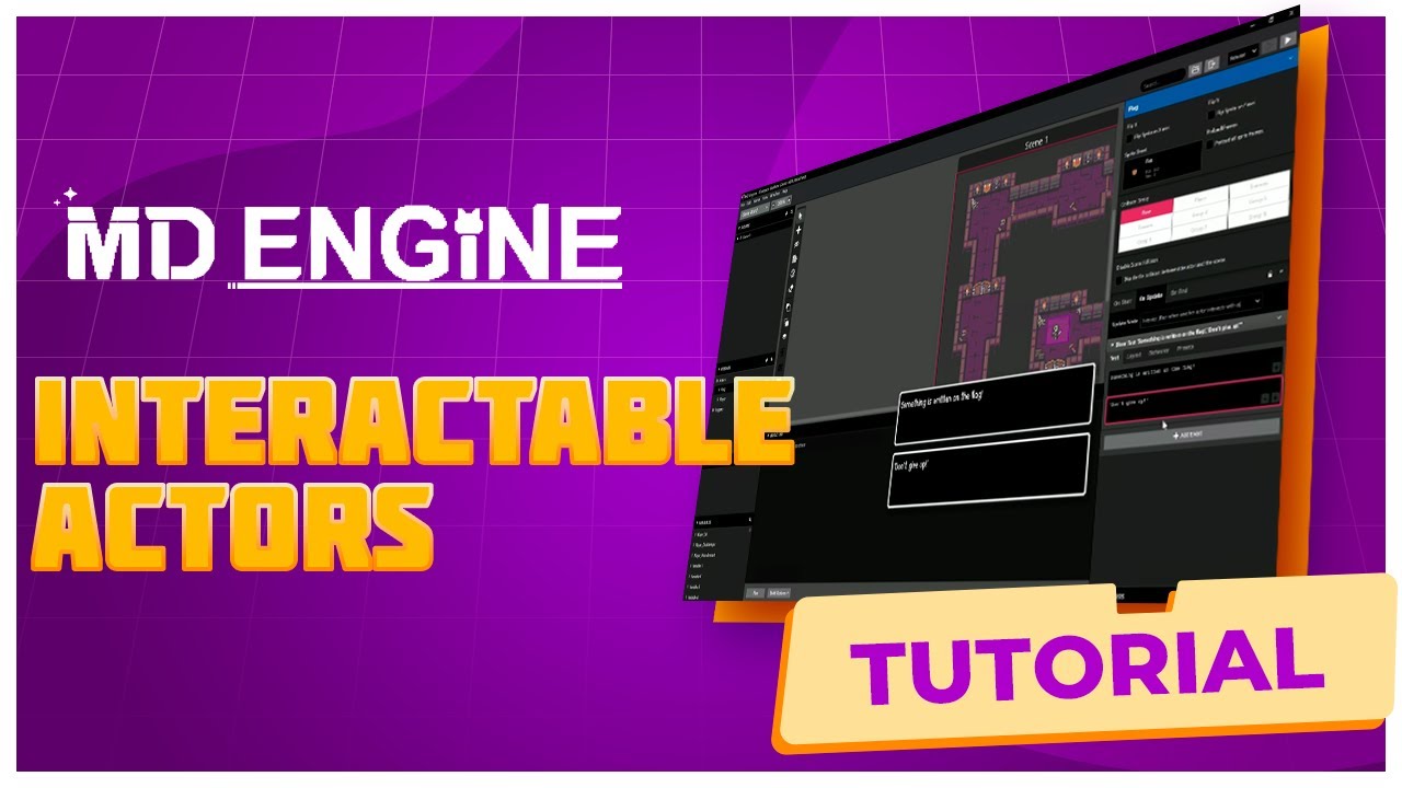 MD Engine - Interactable Actors Tutorial - YouTube