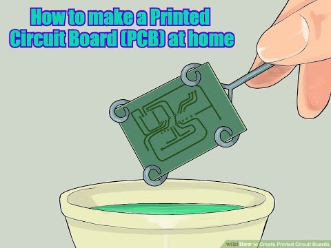 How to make a Printed Circuit Board (PCB) at home