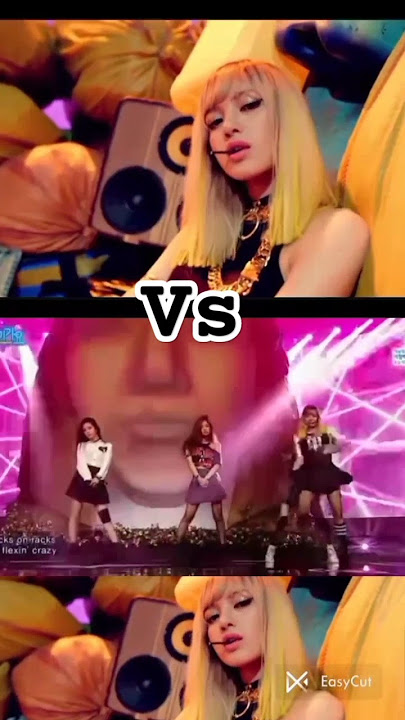 boombhaya lisa part song vs concert #jenni #musicgenre #kpop #bronpink #musicsong #blink #jennieg