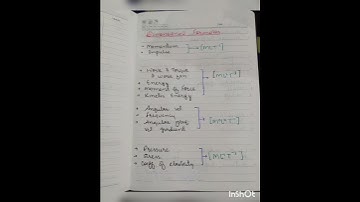 Easy Way to Remember various Dimensional Formulae|Tricks to Dimensional Formulae|Units & Dimensions