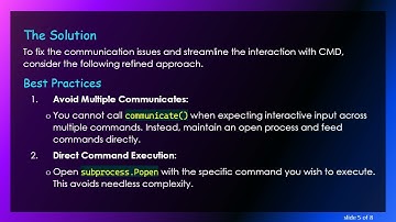 Using Python Subprocess to Control CMD