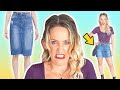 Styling Clothes WE HATE Into Cute Outfits?!?