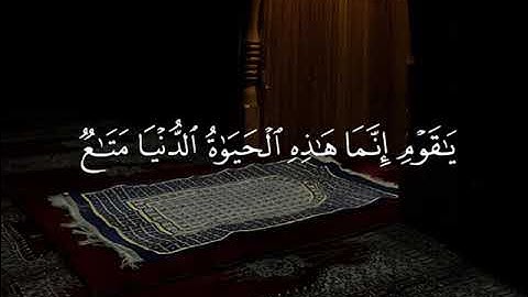 القارئ انس حسن البرقي ما تيسر من سورة غافر