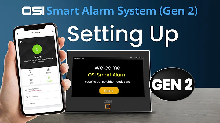 OSI Smart Alarm System (Gen 2) - How to Set-up - Using Set-up Wizard // OSI Go Direct
