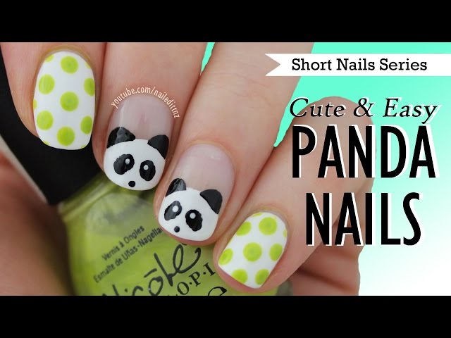 Panda Bear Nail Art | Polishpedia: Nail Art | Nail Guide | Shellac Nails |  Beauty Website