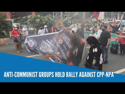 Anti-communist groups hold rally against CPP-NPA