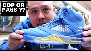 Air Jordan 5 Laney Retro 2019 Sneaker Sitting at Stores, You Cop Or Not?
