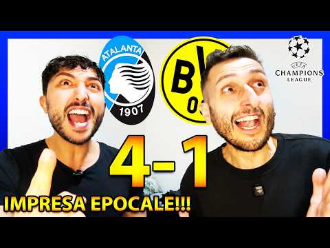 [RIGORE, GOL E APOTEOSI IN LIVE] ATALANTA-B.DORTMUND 4-1: IMMENSI‼️