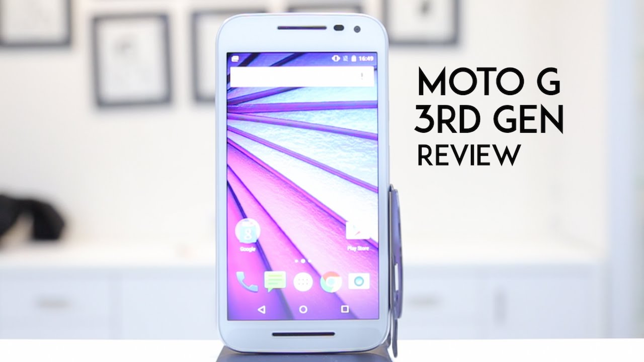 operator het dossier Onbekwaamheid Motorola Moto G (3rd Gen) Video Review - YouTube