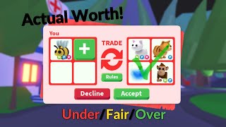 Adopt Me This Is What People Trade For Neon Bee (Over/Under)