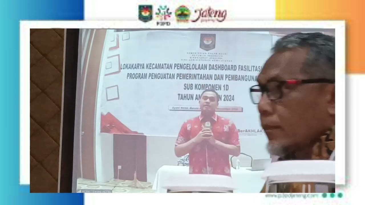 SAMBUTAN PADA PENUTUPAN LOKAKARYA P3PD KECAMATAN TAHAP | 7 -10 NOVEMBER 2024 | HOTEL GRAND ARKENSO