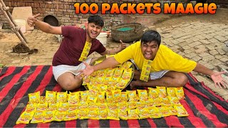 Distributing 100 packets of Maggie noodles ❤️| The Helping Roamers |