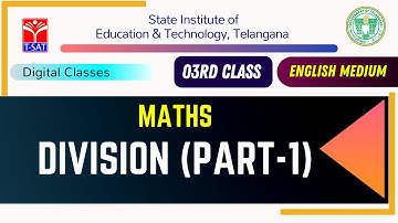 SIET 03rd (E/M)  || MATHS  - DIVISION (PART-1) || T-SAT