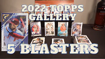 Wax Rip - 2022 Topps Gallery - 5 Blaster Boxes!