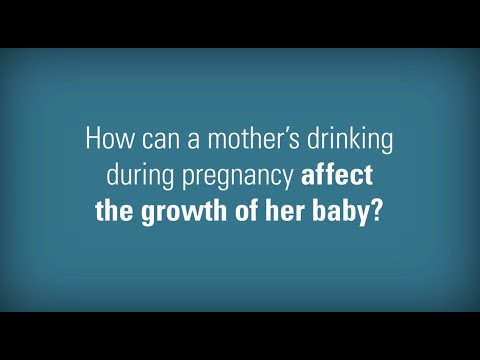 FAS FAQ: How Can a Mother's Drinking During Pregnancy Affect the Growth of Her Baby?