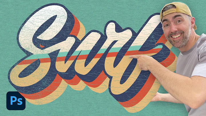Create Stunning Retro Striped Text Effect in Photoshop