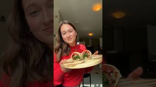 5-minute vegan wrap packed with protein & veggies🌯 #wrap #veganlunch #veganrecipes #healthylunch