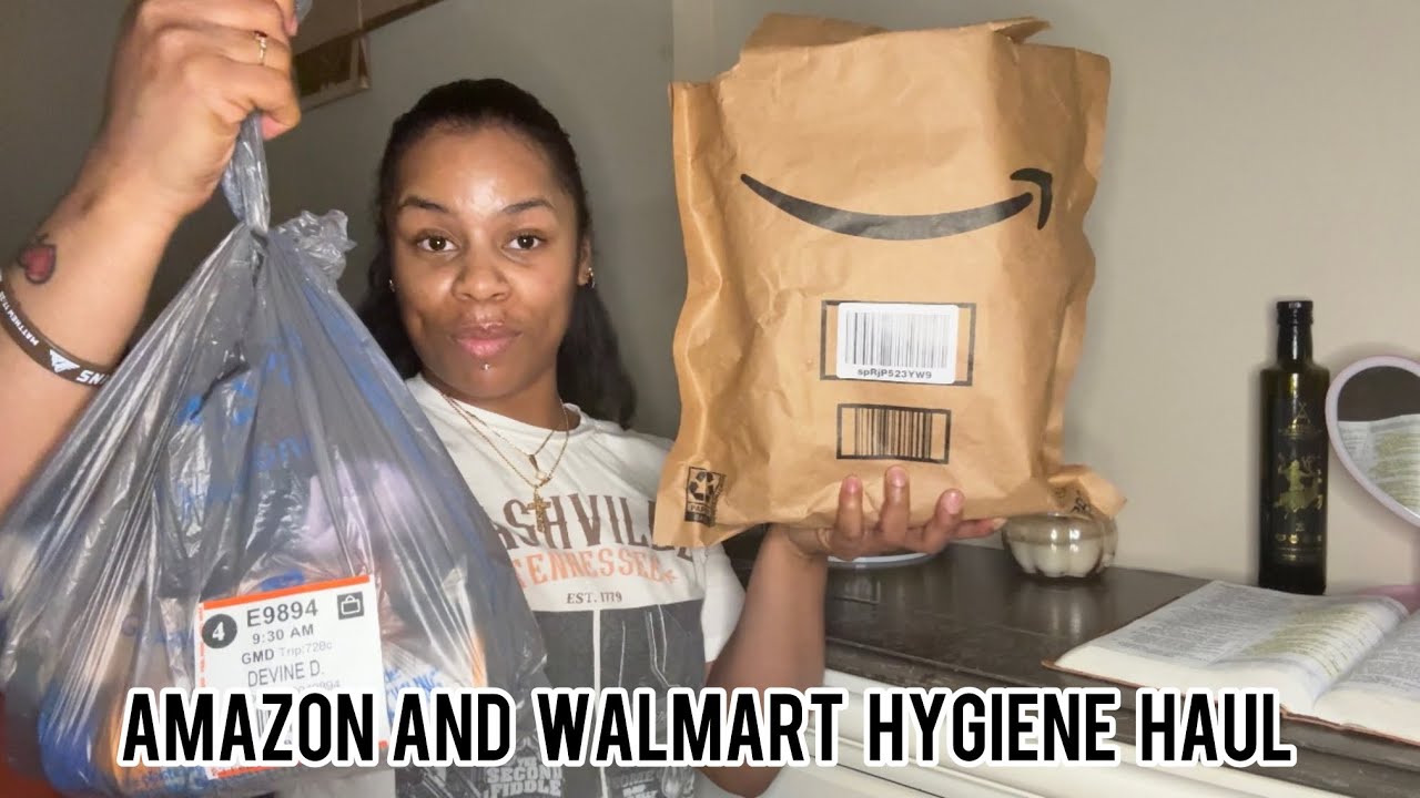 Amazon and Walmart hygiene haul 🥰