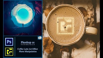 Coffee Latte Art Effect in Photoshop cc