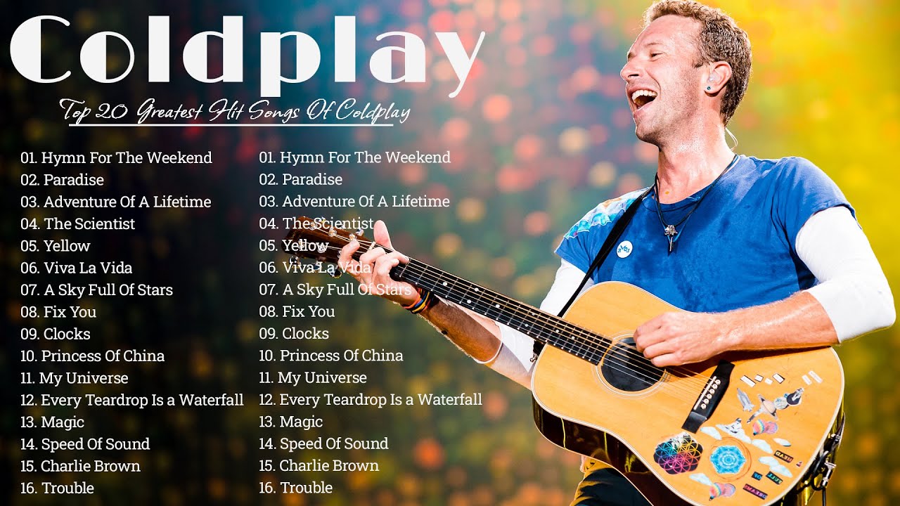 Coldplay Greatest Hits Full Album 2023 Coldplay Best Songs Playlist