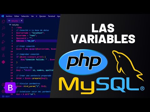 Las VARIABLES - MÁSTER EN PHP - MYSQL y BOOTSTRAP #3