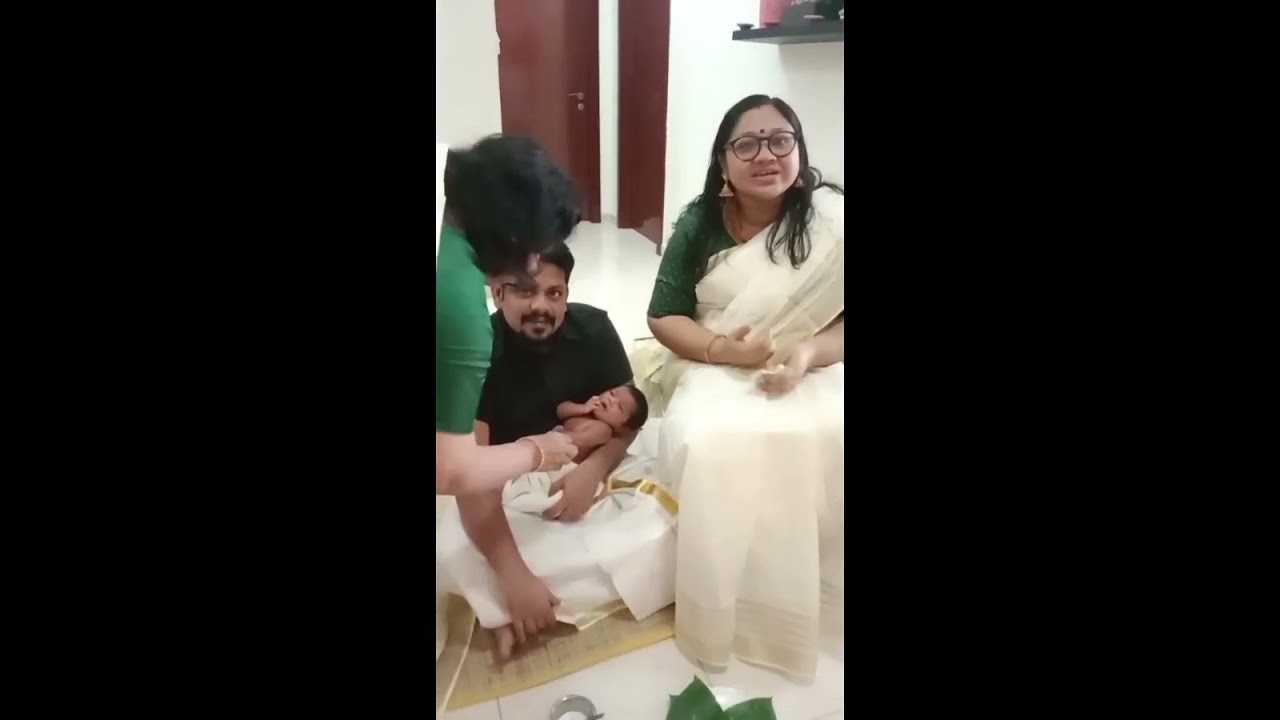 Naming ceremony of our granddaughter.