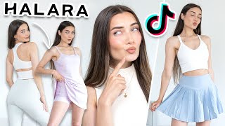 TRYING VIRAL TIKTOK CLOTHING BRAND *HALARA* IS IT WORTH IT!? *Patitoff Fabric* AD