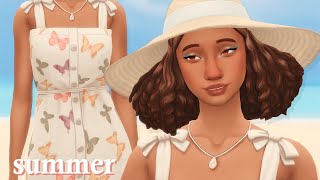 Summer CC For The Beach  // The Sims 4 Maxis Match Custom Content Showcase