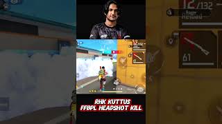 RHK KUTTUS HACKER Gameplay 🥶😱 #garenafreefire #rhk #kuttus #turnament #esports #shorts #reels #ff