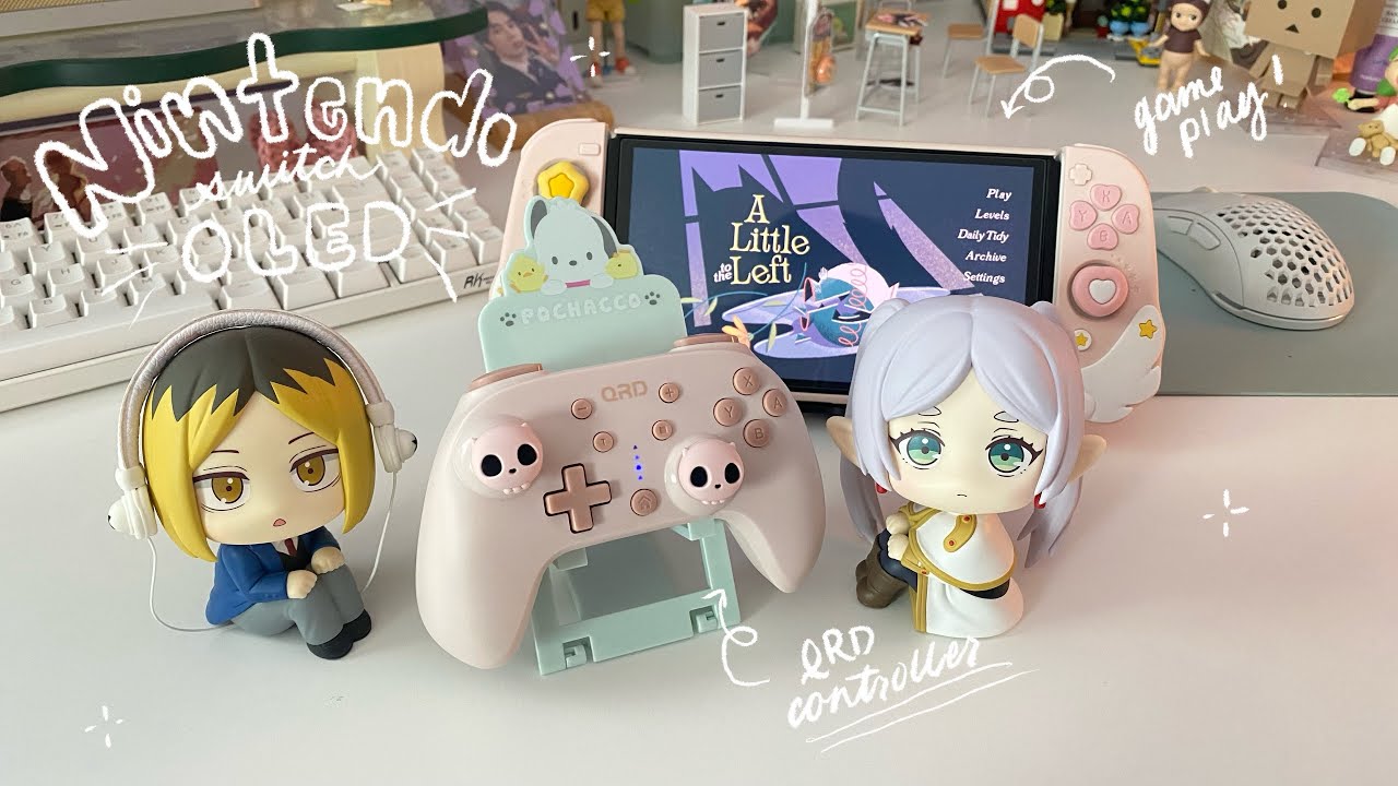 unboxing 📦 nintendo switch wireless controller | QRD E5 junior mini 🕹️ review + gameplay