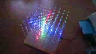 RGB LED cube 8x8x8 (2)