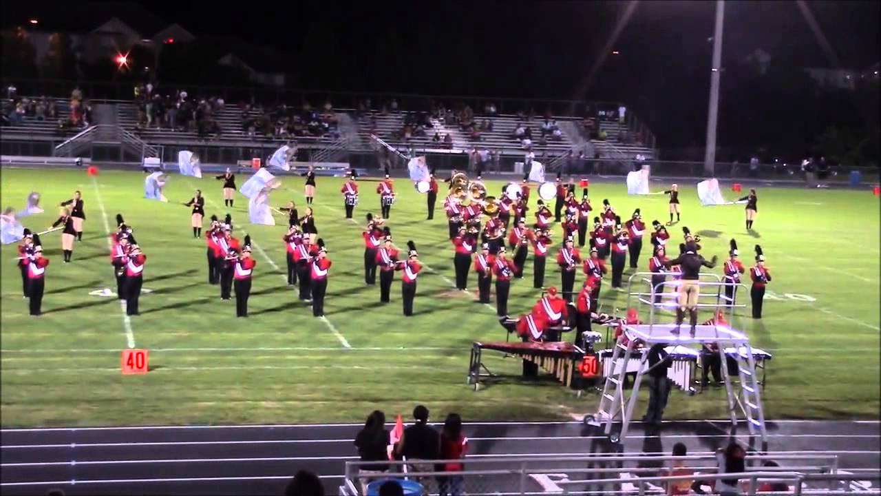 Leto High School Regiment Band vs  Chamberlain 9 6 2013 First Touch Down of Season! LUkH3AzhauU