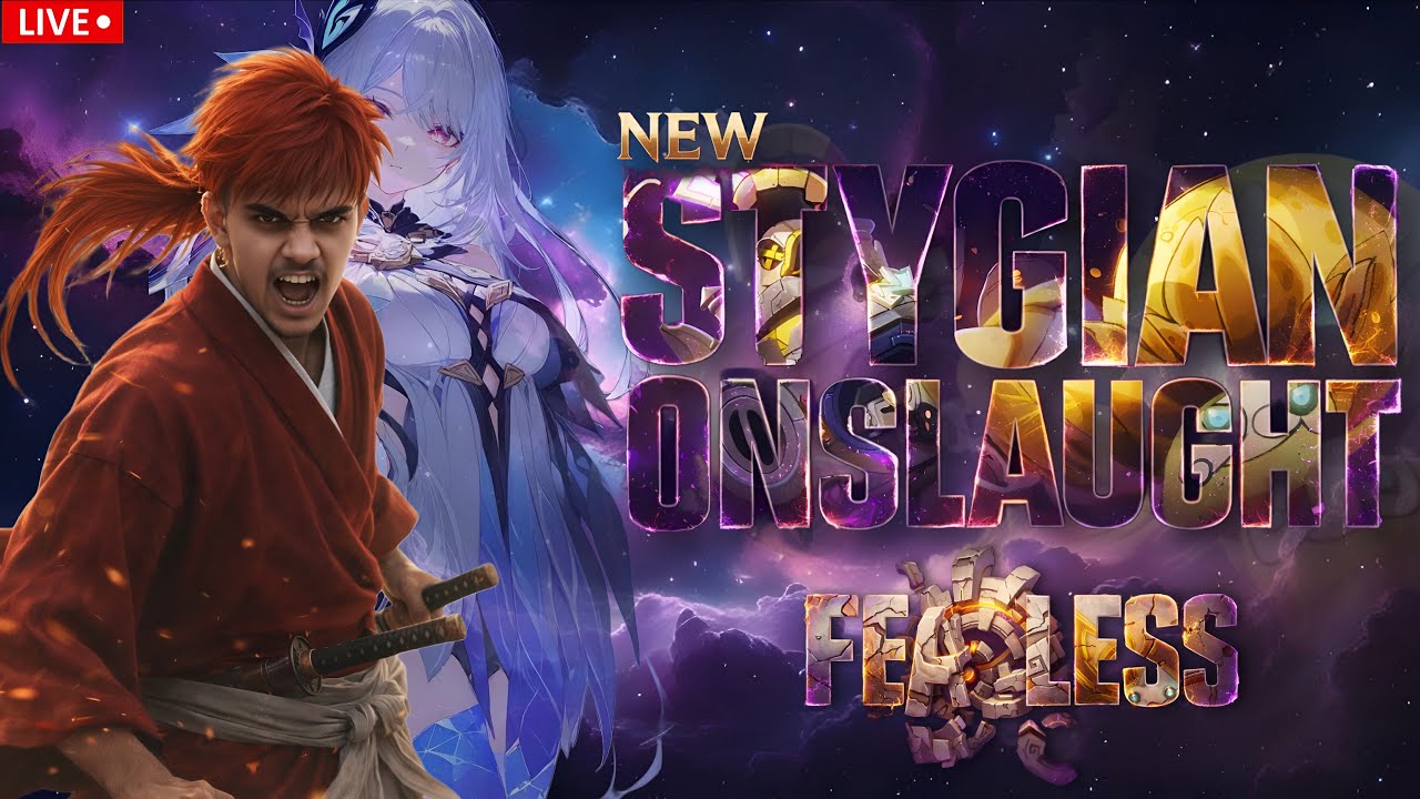 NEW STYGIAN ONSLAUGHT CHALLENGE 💀 | FEARLESS RUN LIVE