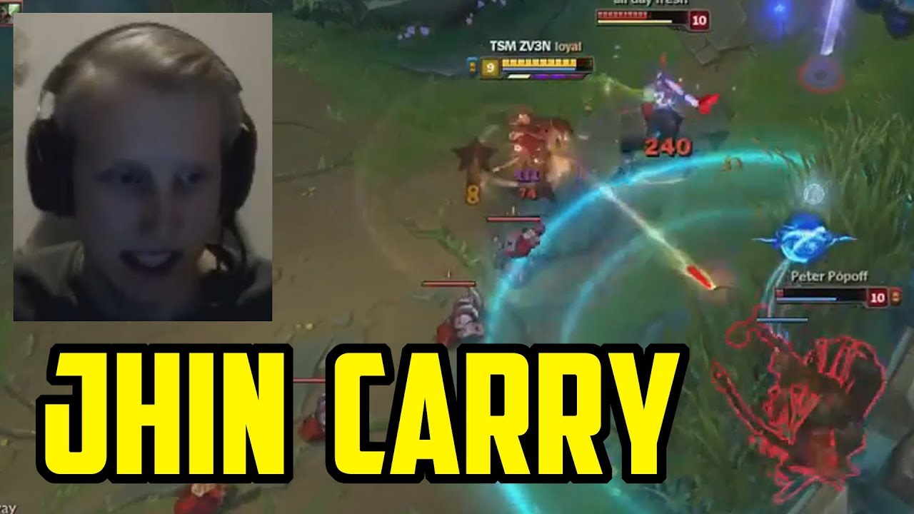 CARRYING ON JHIN! - TSM Zven Stream Highlights (League of Legends)