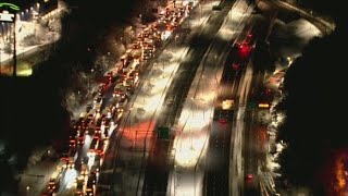 Drivers stranded for hours on I-95 in Virginia