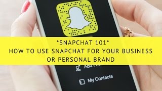 Snapchat 101 How To Use Snapchat For Your Business Or Personal Brand With Emilio Richardson screenshot 1