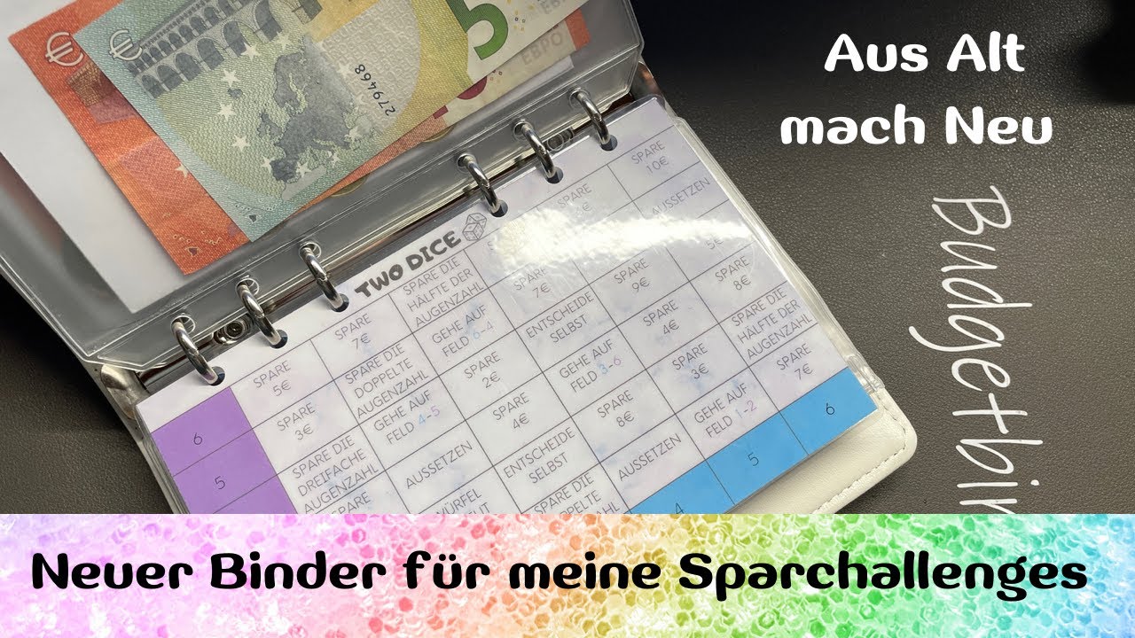 📒Neuer Binder für meine Sparchallenges📒 | Stimmt das Geld 💶 in den Umschlägen?