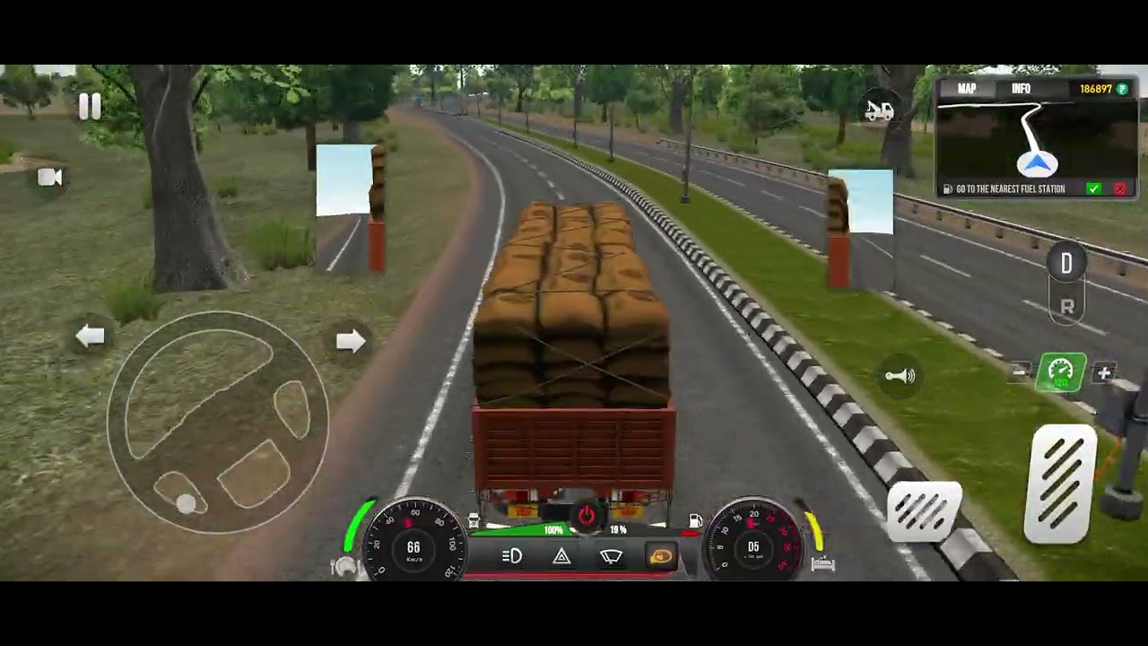 Eicher truck vs over load. #gameplay #truckgames #3dgames 