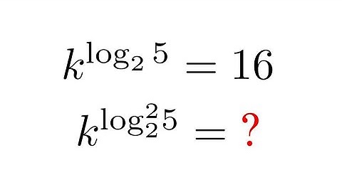 99% of Students Failed This Log-Exponent Problem!