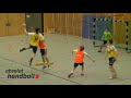 Handball 6:0 defence training