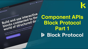 kickstartDS Live Coding: "Experimenting with component APIs and the Block Protocol pt.1"
