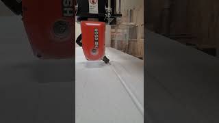 5 AXIS CNC MACHINE ROUTING SOILD SURFACE - Glacier White Corian #custom #satisfying #retail #cnc 5 AXIS CNC MACHINE ROUTING SOILD SURFACE - Glacier White Corian #custom #satisfying #retail #cnc