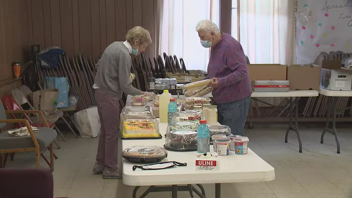 Food pantry filled, but elderly clients scared to come out amid COVID-19 pandemic
