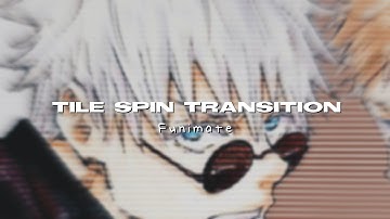 Tile spin transition | Funimate