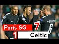 PSG vs Celtic Glasgow ( 7 ▪ 1 ) Tout les buts - All Goals & highlights