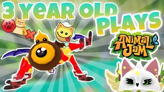 My 3 Year Brother Plays Animal Jam? Animal Jam Play Wild