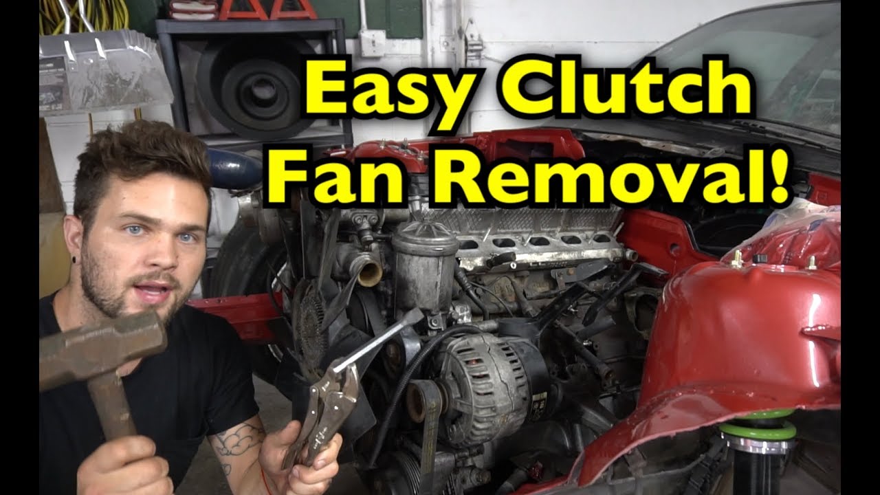 BMW Clutch Fan Removal w/ Basic Tools YouTube